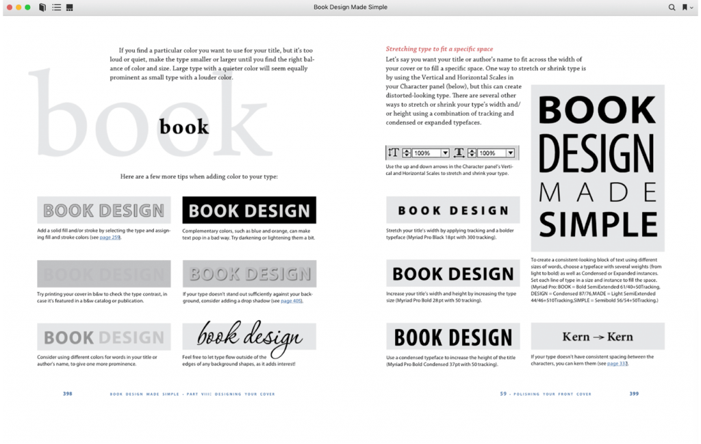 Portfolio sample: Book Design Made Simple | eBook DesignWorks