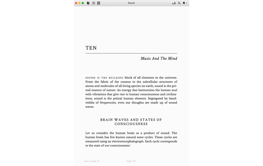 EPUB Page 138 for Sound by Joao and Ramiro Mendes