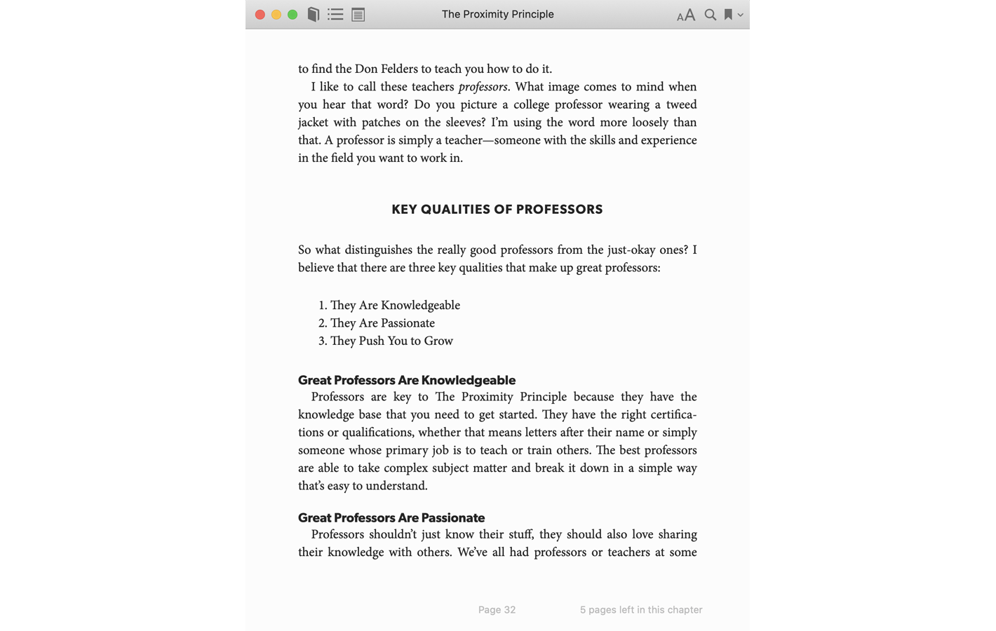 Page 32 for The Proximity Principle