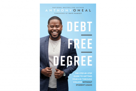 Cover for Debt Free Degree book